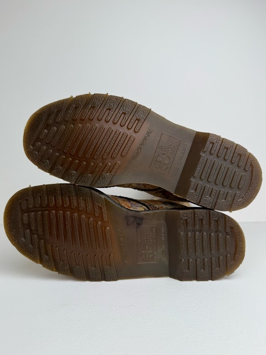 Vintage Dr. Martens England Burlap Floral Lace Fabric Tall Boho MIE Boots UK 5 - Picture 12 of 16